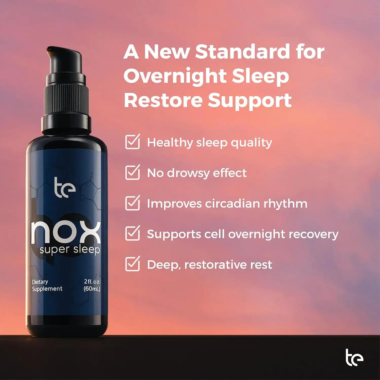 nox super sleep overnight restore support